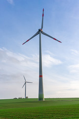 Landscape with Wind Turbine