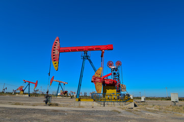 Fototapeta premium The oil pump