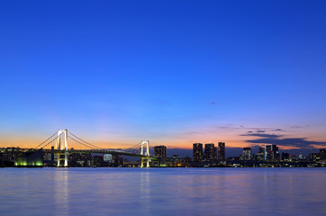 Obraz premium レインボーブリッジの夜景
