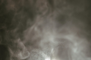 the texture of the smoke