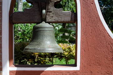 Obraz premium Bell Hanging At Church yard relics archives display