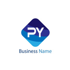 Initial Letter PY Logo Template Design
