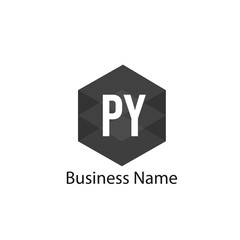 Initial Letter PY Logo Template Design
