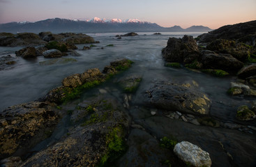 Seascape in Kaikoura New Zealand