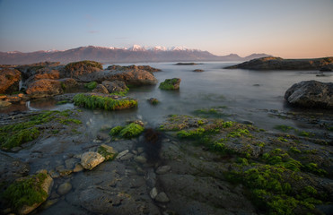 Seascape in Kaikoura New Zealand