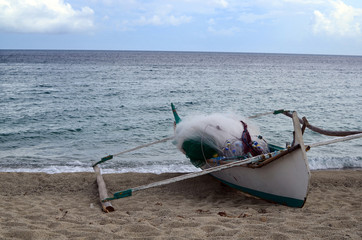 Obraz premium Laiya, San Juan, Batangas, Philippines - October 31, 2016: