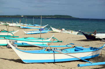 Obraz premium Laiya, San Juan, Batangas, Philippines - October 31, 2016: