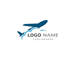 Plane logo vector
