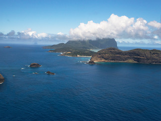 Lord Howe island from above © The Ocean Agency
