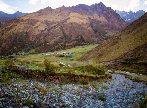 Valley in Cusco Peru

