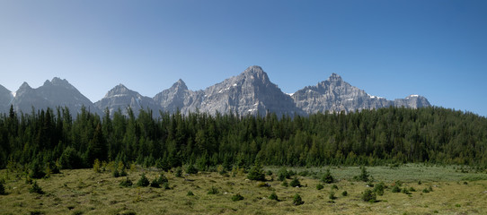 Landscape on Sentinel Pass Hike in Rocky Mountains
