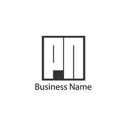 Initial letter PN Logo Template Design