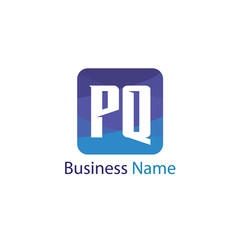 Obraz premium Initial letter PQ Logo Template Design