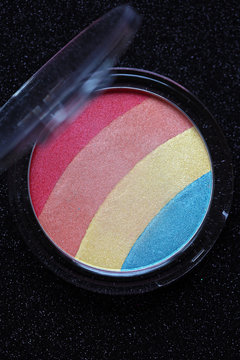 Rainbow highlighter or eyeshadow palette