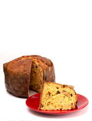 Loaf of Panettone a Christmas Sweet Bread