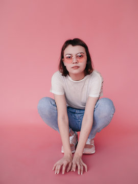 Portrait of gorgeous model
