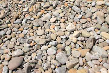 piles of pebbles