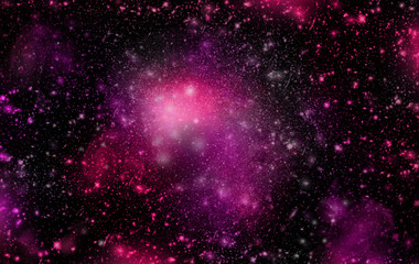 A space of the galaxy ,atmosphere with stars at dark background.
