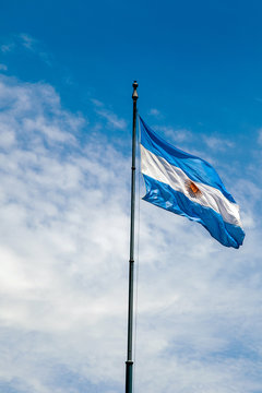 Argentina Flag Fluttering