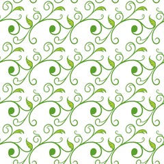 Seamless fresh floral background