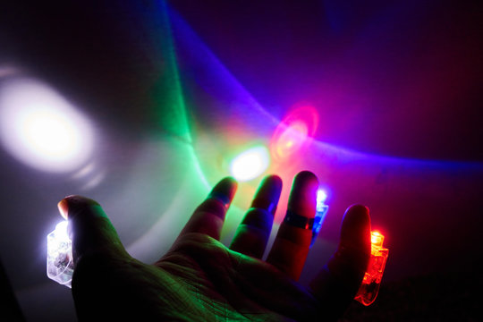 multi-color finger lights 