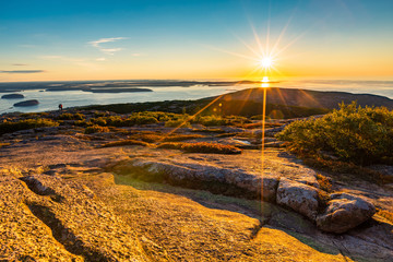 Sunrise in Acadia National Park - obrazy, fototapety, plakaty