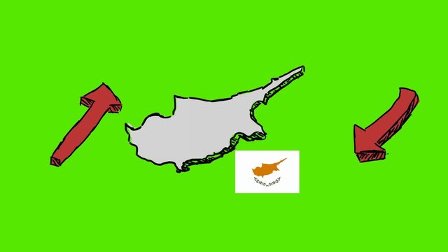 Cyprus - Hand Drawn Animation - 2D Drawing