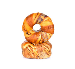 bread on white background