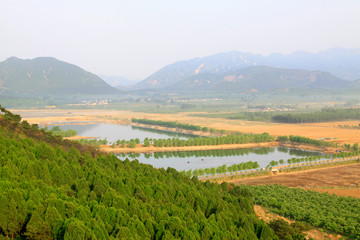 Naklejka premium mountain scenery