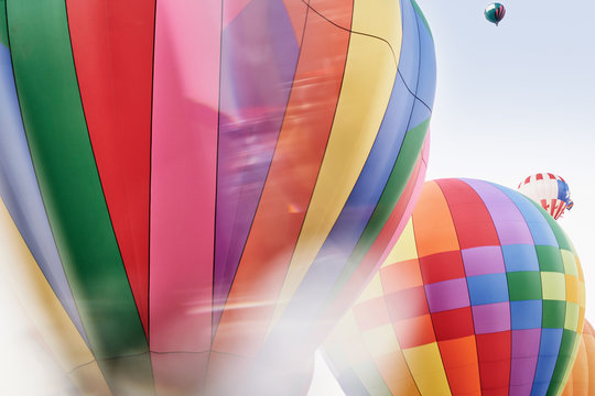 Prism photo at a balloon festival