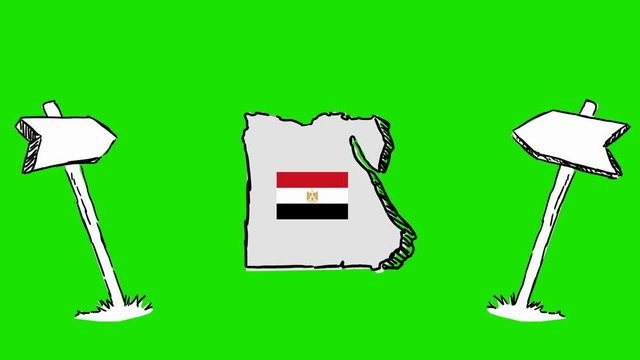 Egypt - Hand Drawn Animation - 2D Drawing