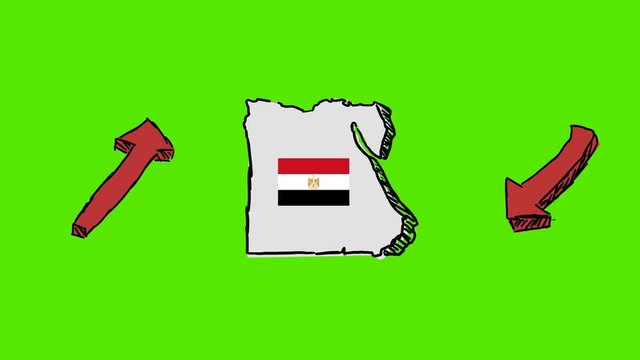 Egypt - Hand Drawn Animation - 2D Drawing