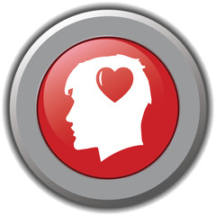 heart head icon