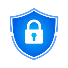 Security protection symbol vector, privacy data icon.