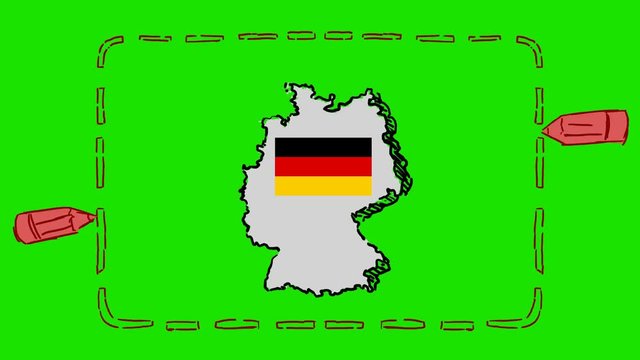 Germany - Hand Drawn Animation - 2D Drawing