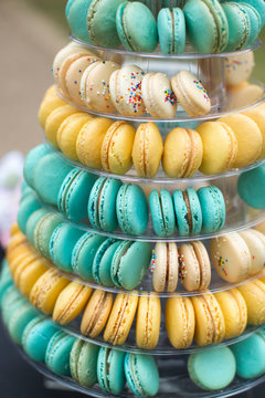 Colorful macaroons