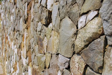 Rock wall background and texture.