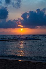 Sunset over the Indian Ocean