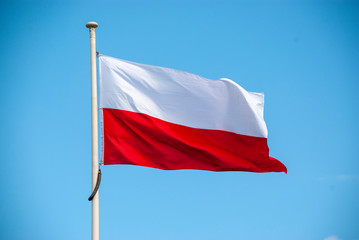 Fototapeta na wymiar Flagge von Polen