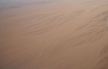 Fototapeta na wymiar aerial view desert ,Egypt