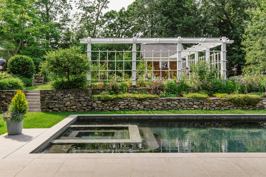 Pool at Contemporary Home