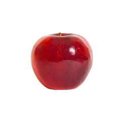 red apple isolated on white background