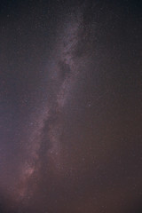 Night Sky Stars With Milky Way Galaxy