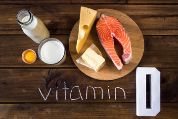 Foods containing and rich in vitamin D