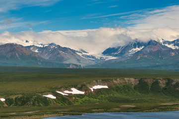 Naklejka na ściany i meble Alaska glacier