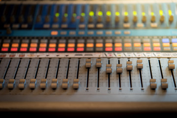 equipment for sound mixer control, electornic device