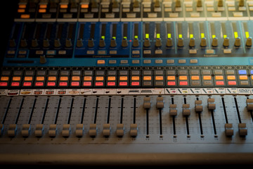 equipment for sound mixer control, electornic device