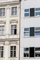 Obraz premium two different buildings