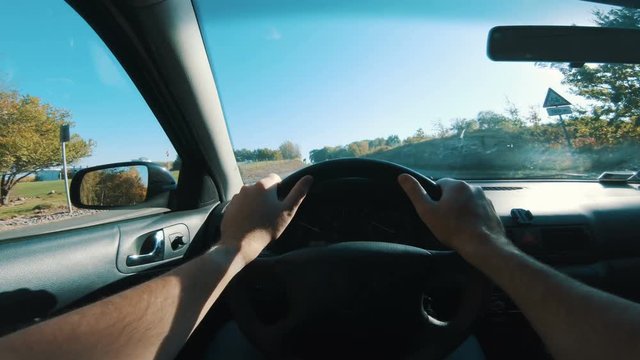 Driving on vacation seem from the point of view of the driver