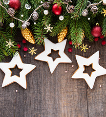 Christmas decoration with cookies